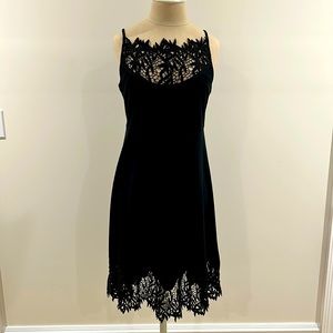 Free People Cotton Knit Crochet Trimmed Dress